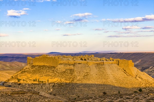 Sunset at Fortress of Shobak