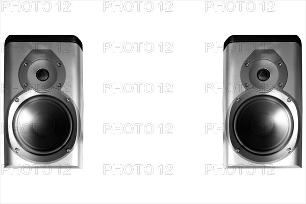 Speakers pair isolated