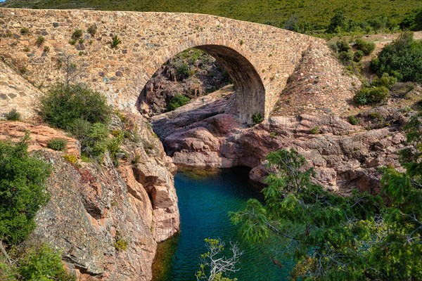 Bridge over the river Golo