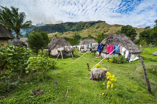 Navala village in the Highlands of Viti Levu