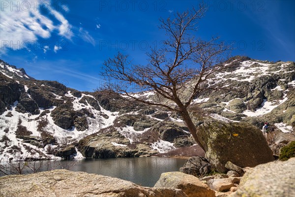 Mountain lake Lac de Melo