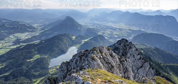 View from the summit of the Scheffauer on Hintersteiner See and Inntal