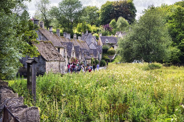 Picturesque village with heritage-protected houses