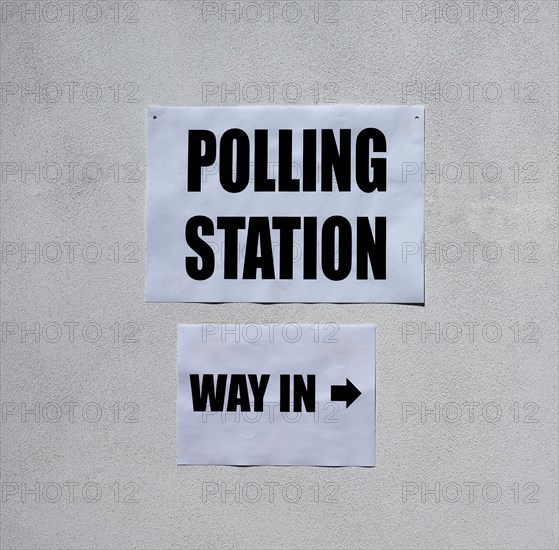 General elections polling station