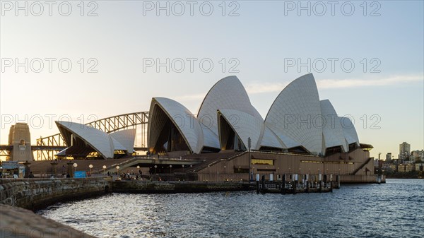 Sydney Opera House and Harbour Bridge Sunset