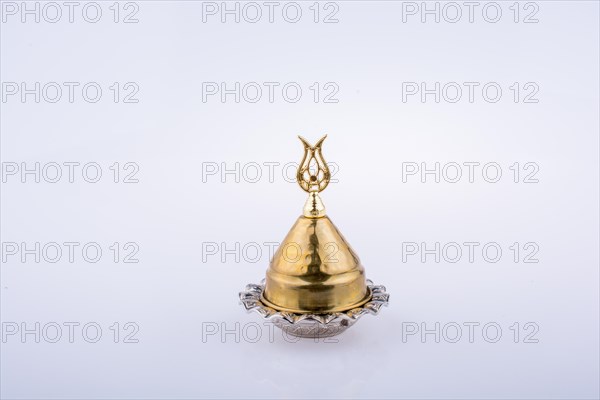 Tulip shape icon made of metal