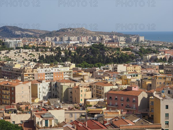 Aerial view of Cagliari