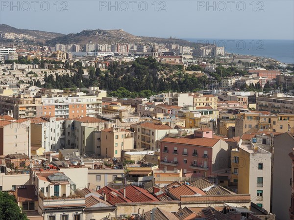 Aerial view of Cagliari