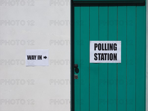 General elections polling station