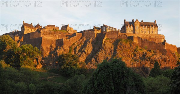 Edinburgh castle in Edinburgh