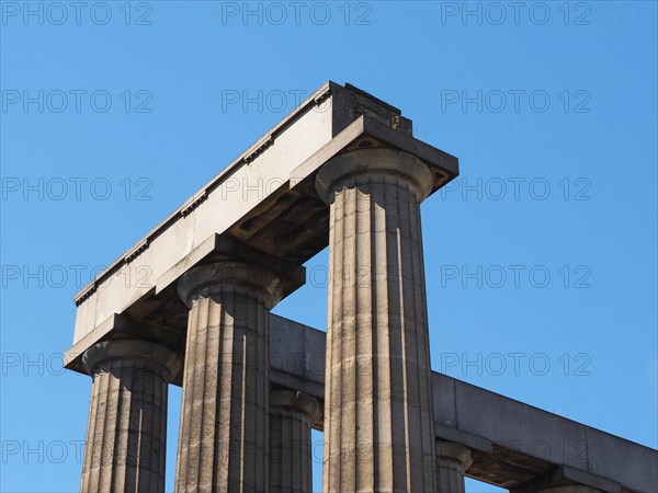 National Monument on Calton Hill in Edinburgh