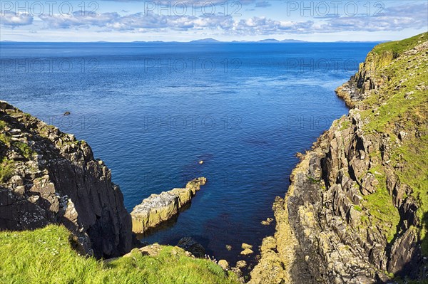 Steep cliffs by the sea