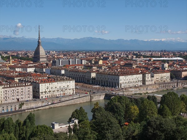 Aerial view of Turin