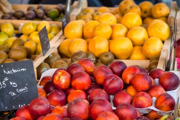 Fruit at the market of L'Isle-sur-la-Sorgue