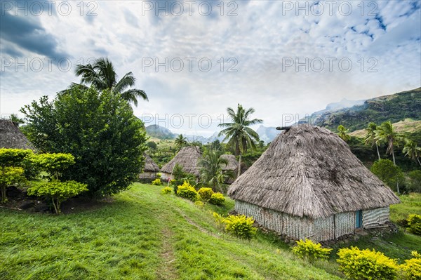 Navala village in the Highlands of Viti Levu