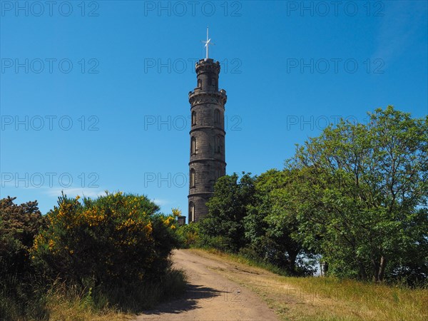 Nelson monument on Calton Hill in Edinburgh