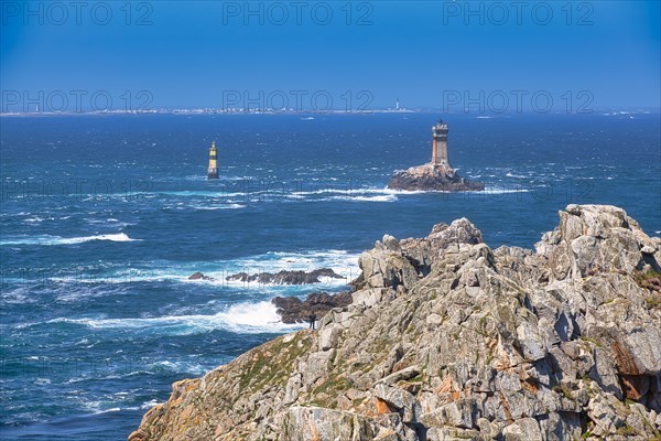 Pointe du Raz and Ile de Sein island in the background