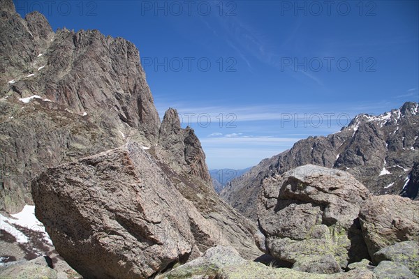 Mountains in the Restonica Valley