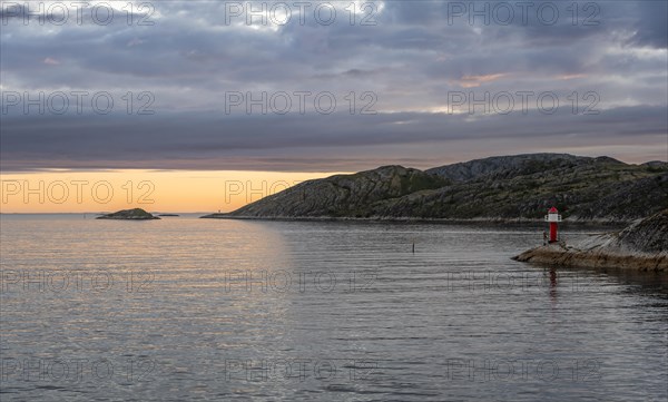 Small lighthouse on an archipelago island