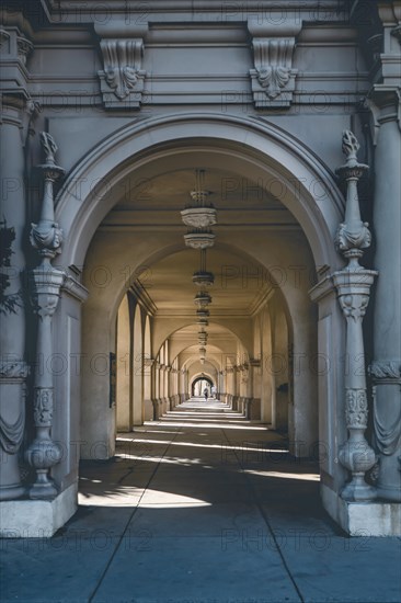 Walkway at Balboa Park in San Diego