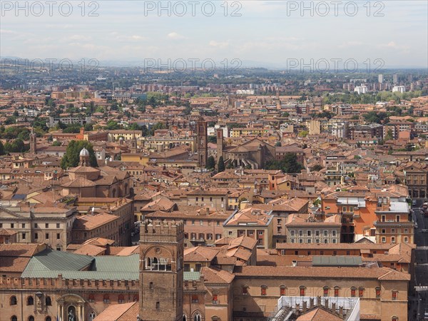 Aerial view of Bologna