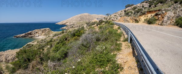 Coastal road near Stara Baska