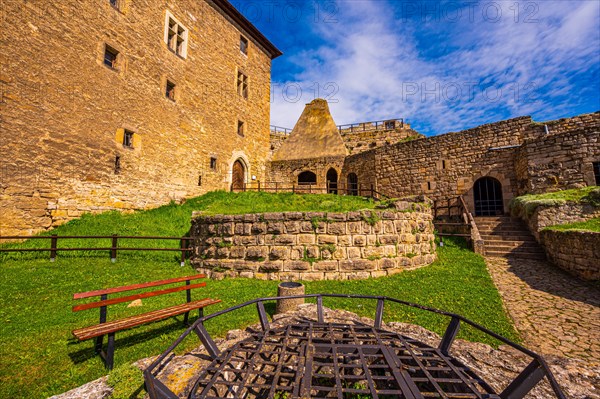 The courtyard of Kapellendorf moated castle