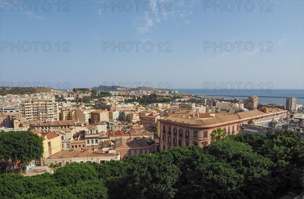 Aerial view of Cagliari
