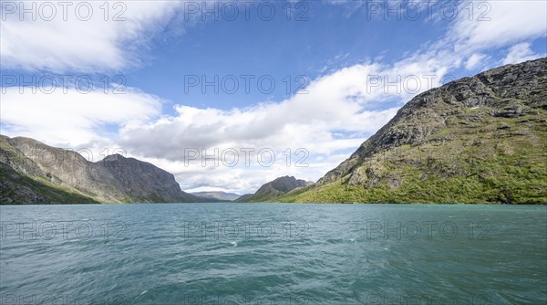 Lake Gjende with Bergen