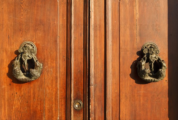 Door handle on a palazzo