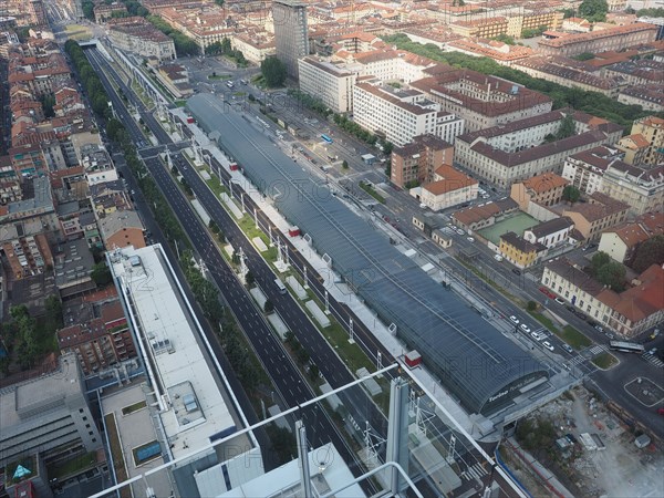 Aerial view of Turin