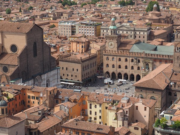 Aerial view of Bologna