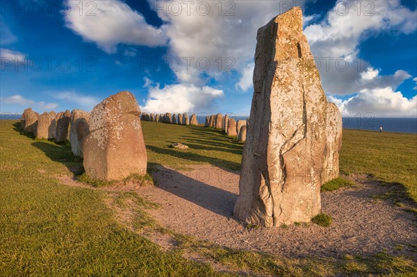 Megalithic stone setting Ales Stenar