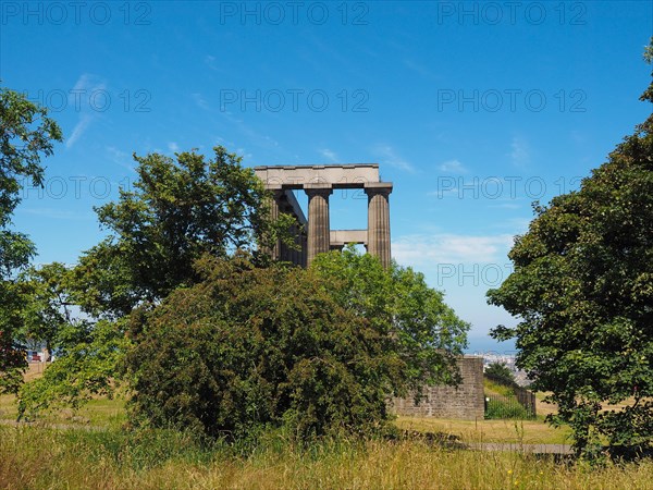 National Monument on Carlton Hill in Edinburgh