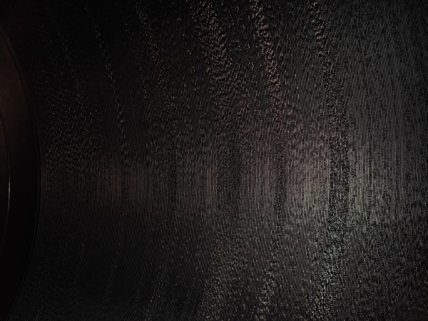 Vinyl record detail