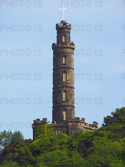 Nelson monument on Calton Hill in Edinburgh