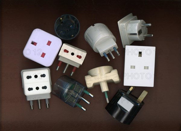 European and British adaptor plugs and sockets