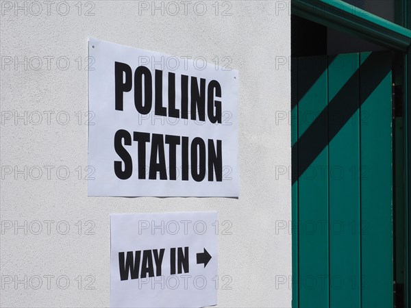 General elections polling station