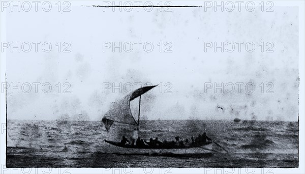 Old pictures of the Lusitania sinking at Bellows Rock in 1911