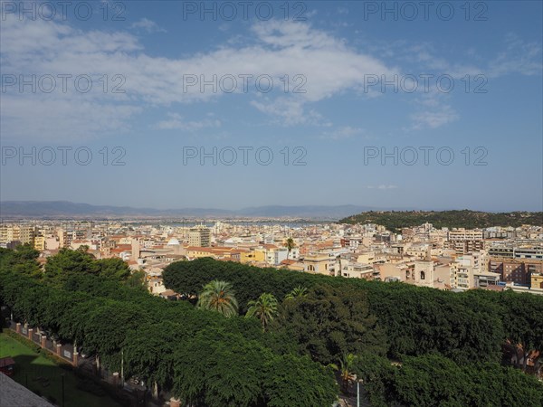 Aerial view of Cagliari