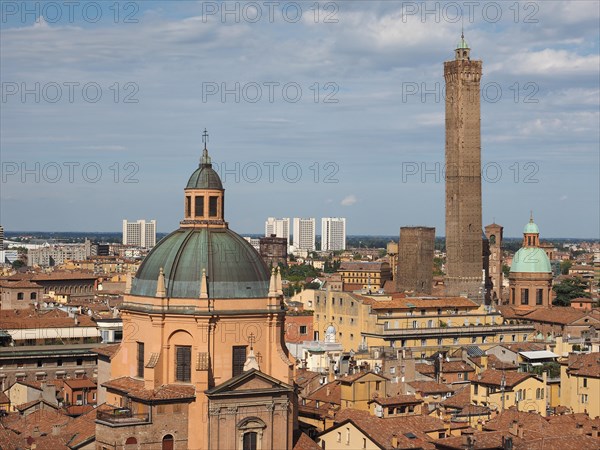 Aerial view of Bologna