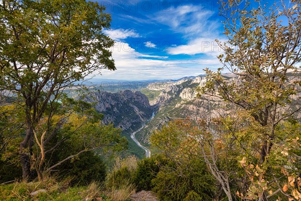 View of the Verdon Gorge