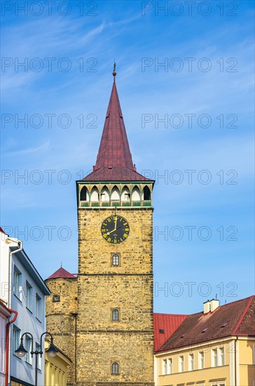 Townscape with view from the east of the Valdice Gate from 1568