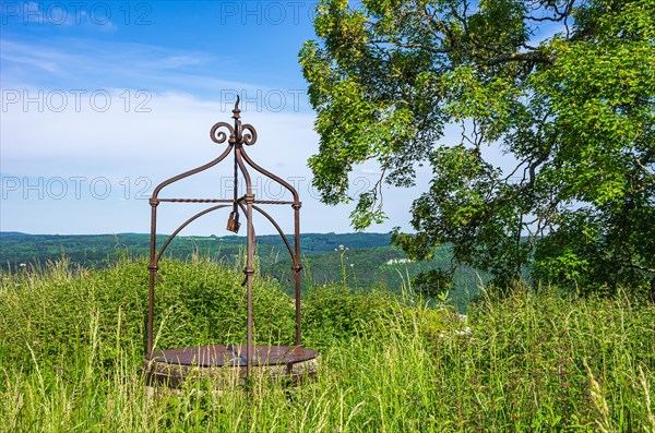 Wrought-iron historical well cover