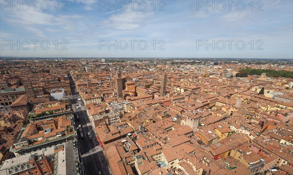 Aerial view of Bologna