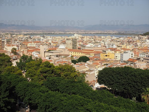 Aerial view of Cagliari