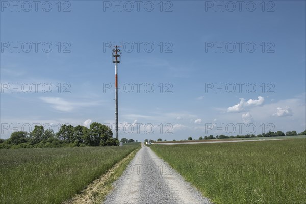 Radio mast for data communication in the district of Schweinfurt in Lower Franconia