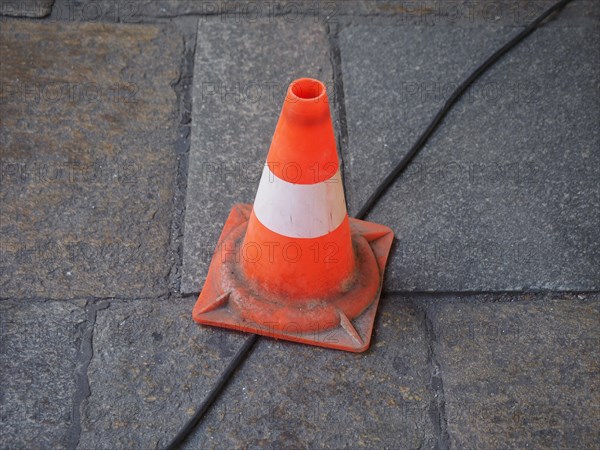 Traffic cone sign