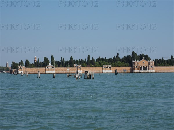 San Michele cemetery island in Venice