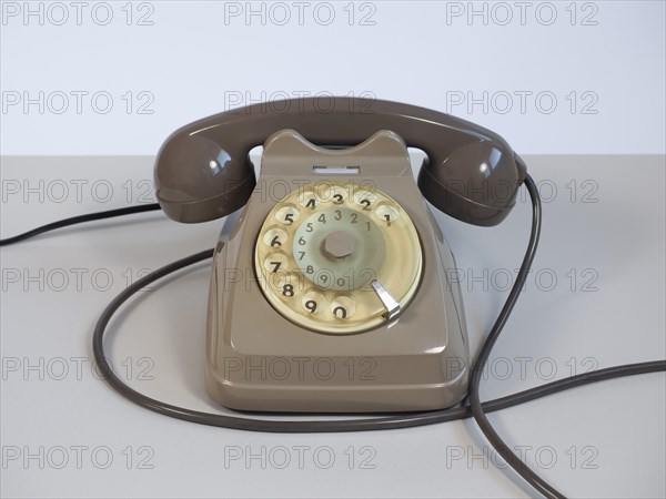 Vintage rotary dial telephone